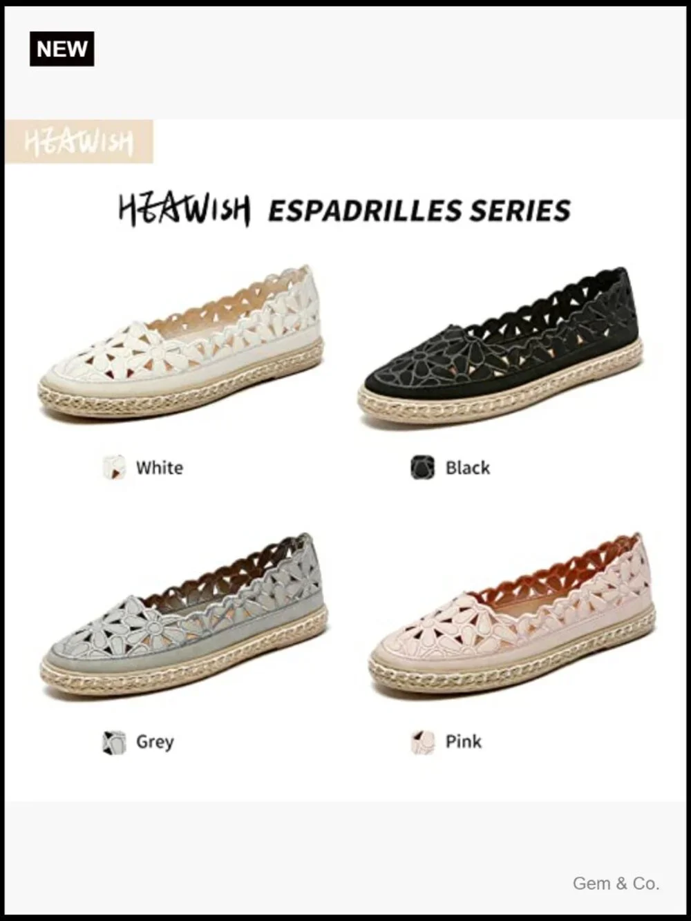 Ballet Flat Daisy Round Toe Dress Shoes Casual Slip On Rope Loafer